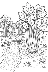 Aipo junto ao canal de água desenho para colorir PDF grátis