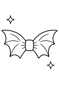 Fliege mit Fledermausflügeln malvorlage kostenlos PDF