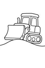 Ruspa cingolata sulla gobba disegno da colorare PDF gratis