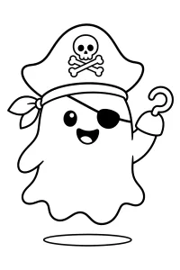 Lachende piratenspook