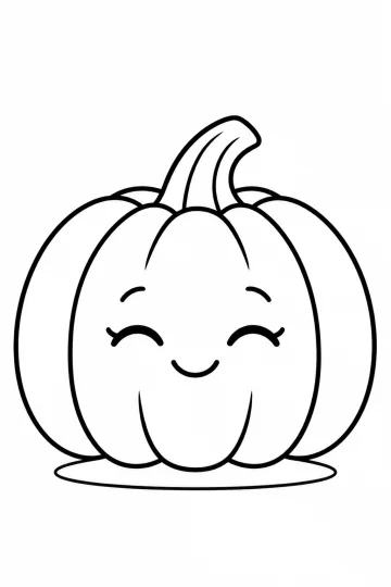 Zucca di Halloween allegra disegno da colorare PDF gratis